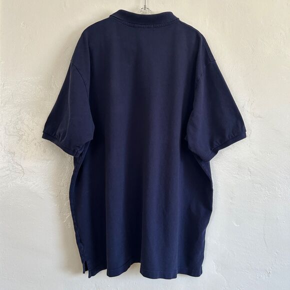 U.S. Polo Assn. Mens Polo Shirt Navy Blue Red Pony Size 2XLT - Picture 5 of 6